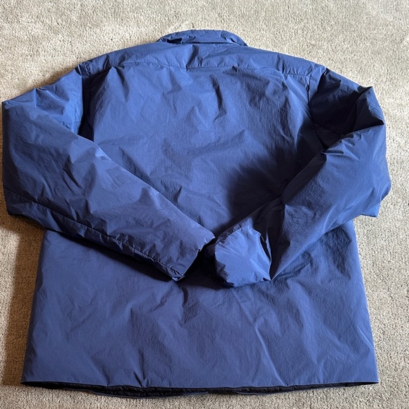 HUCKBERRY- Hill City Men's Thermal Light Shirt Jacket Blue Size Medium - Picture 6 of 16